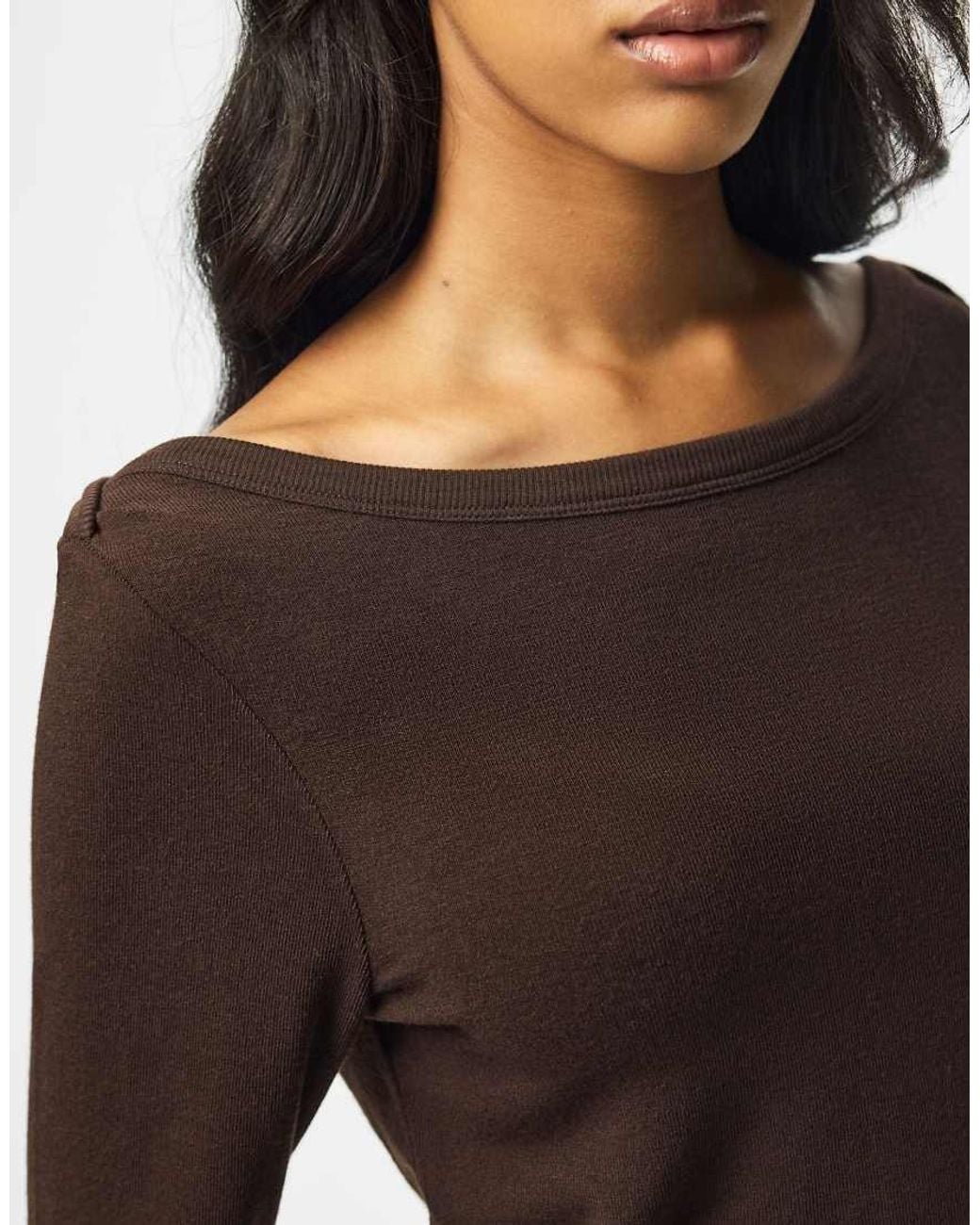 Pieces Black Long Sleeved Top