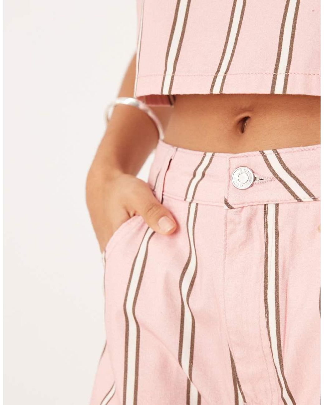 ASOS Natural Denim A-line Short