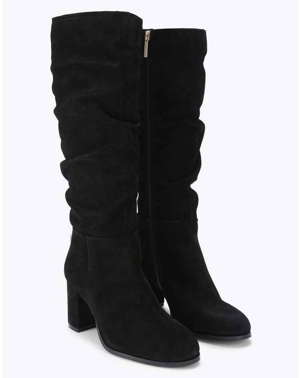 Carvela Kurt Geiger Black Fabbi Slouch Knee Boots