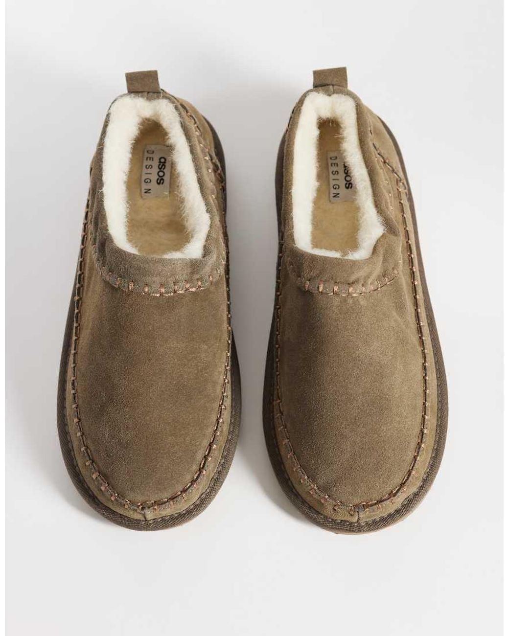 ASOS Brown Mule Slippers for men