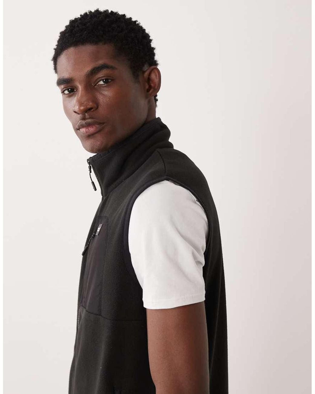 Regatta Black Full Zip Frankie Fleece Bodywarmer for men