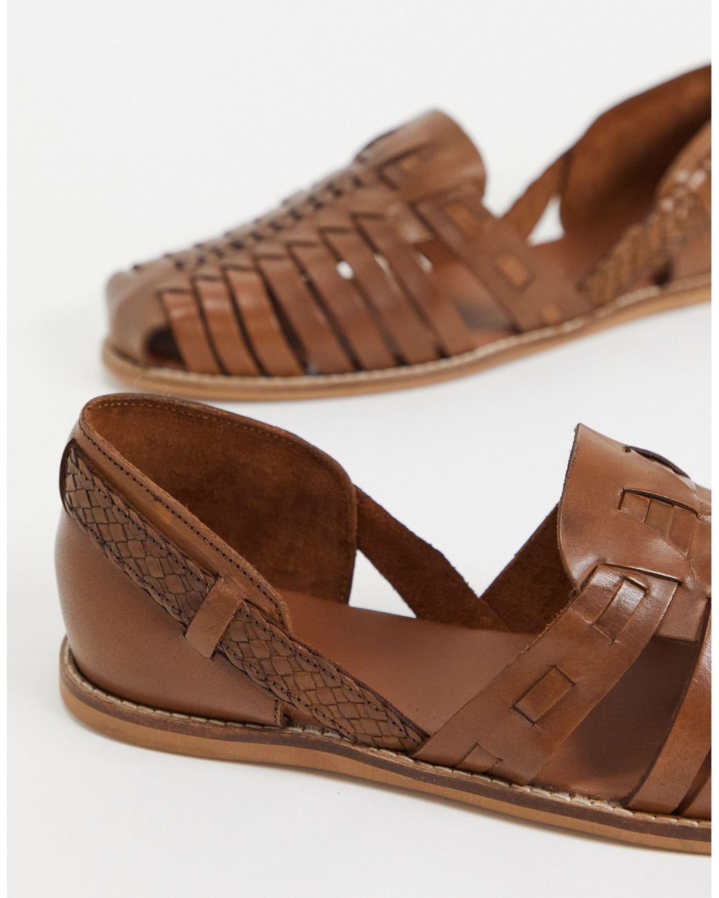 woven sandals closed toe
