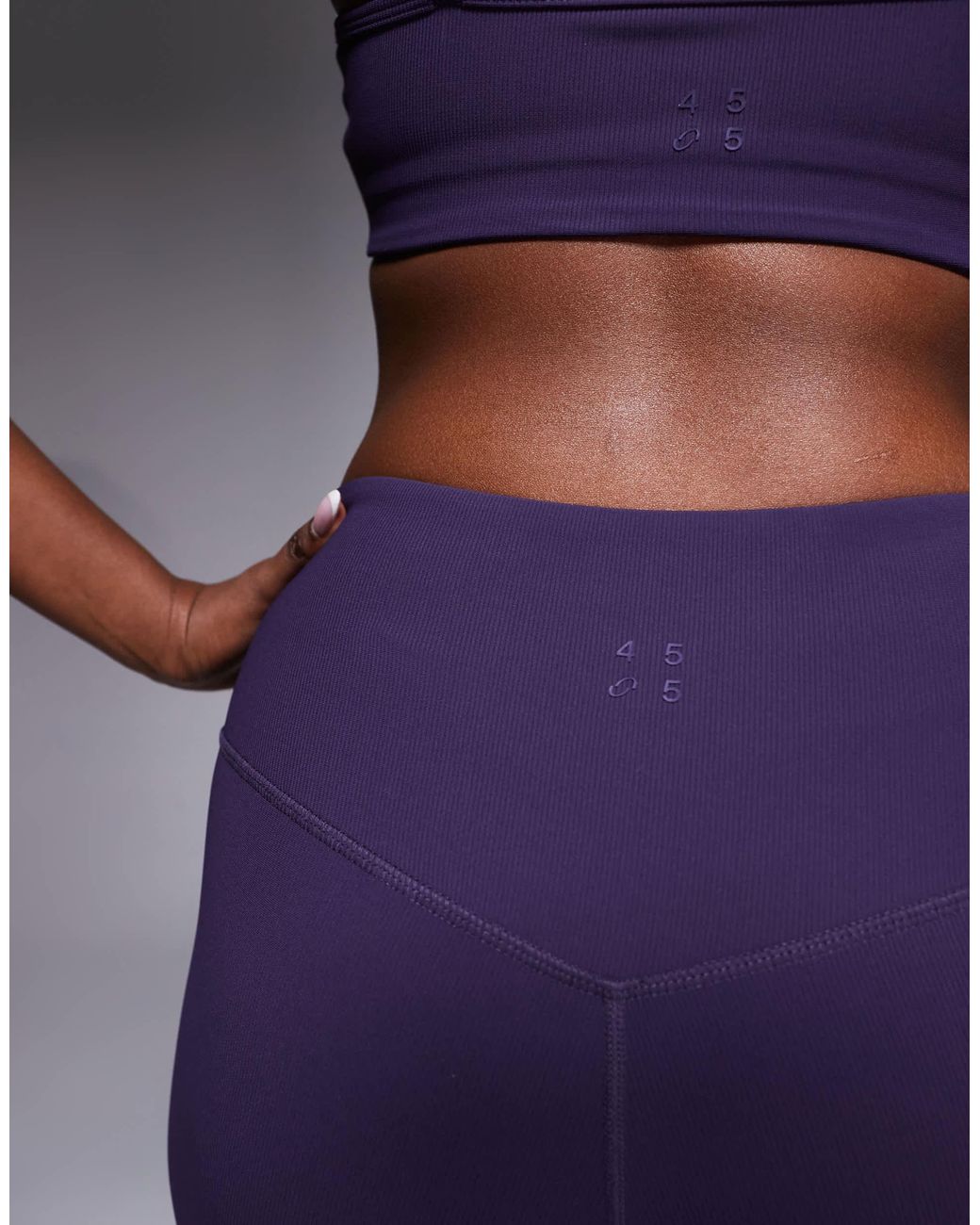 4505 Micro Rib Wrap Waist 3 Inch Booty Short in Purple | Lyst Canada