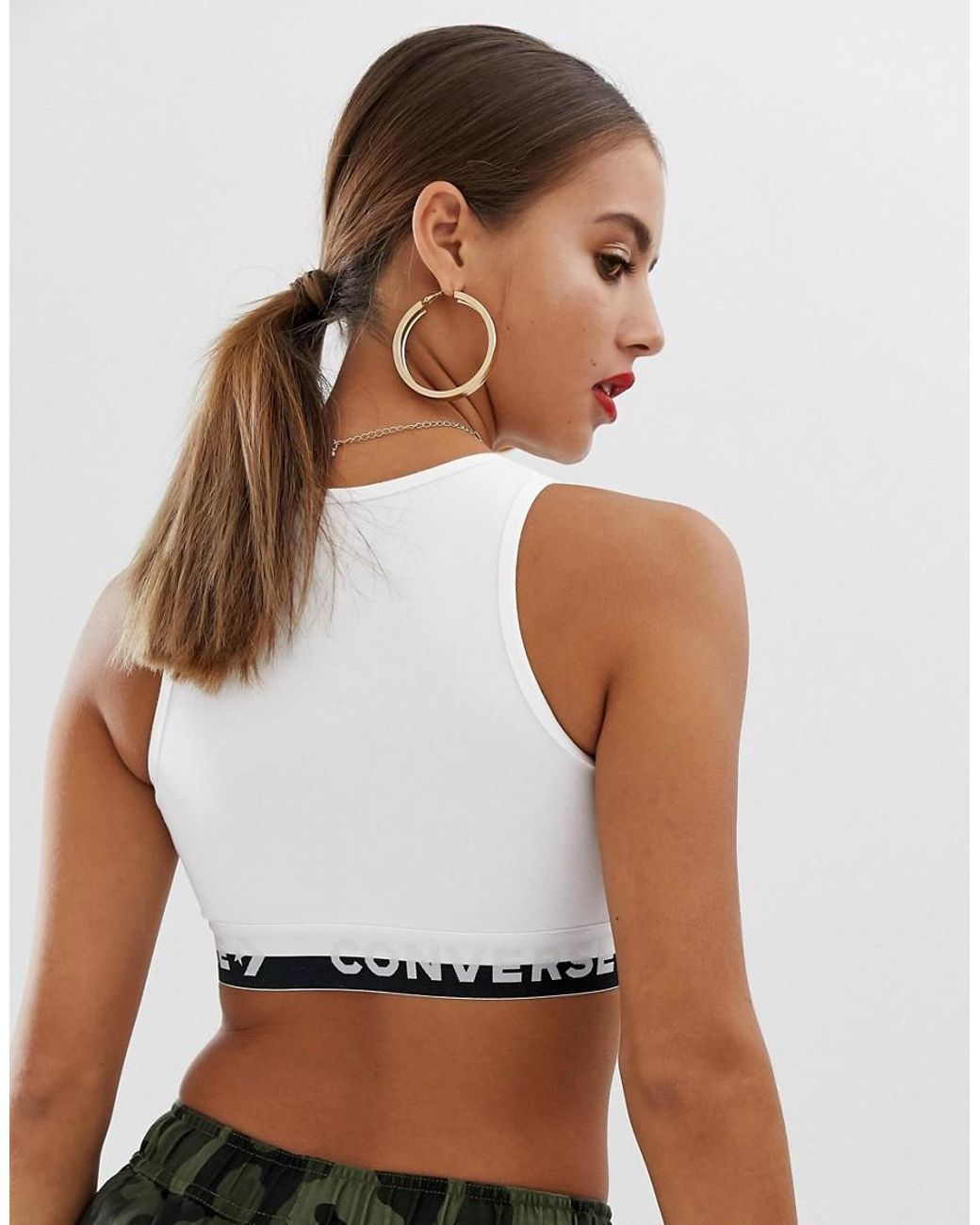 converse crop top