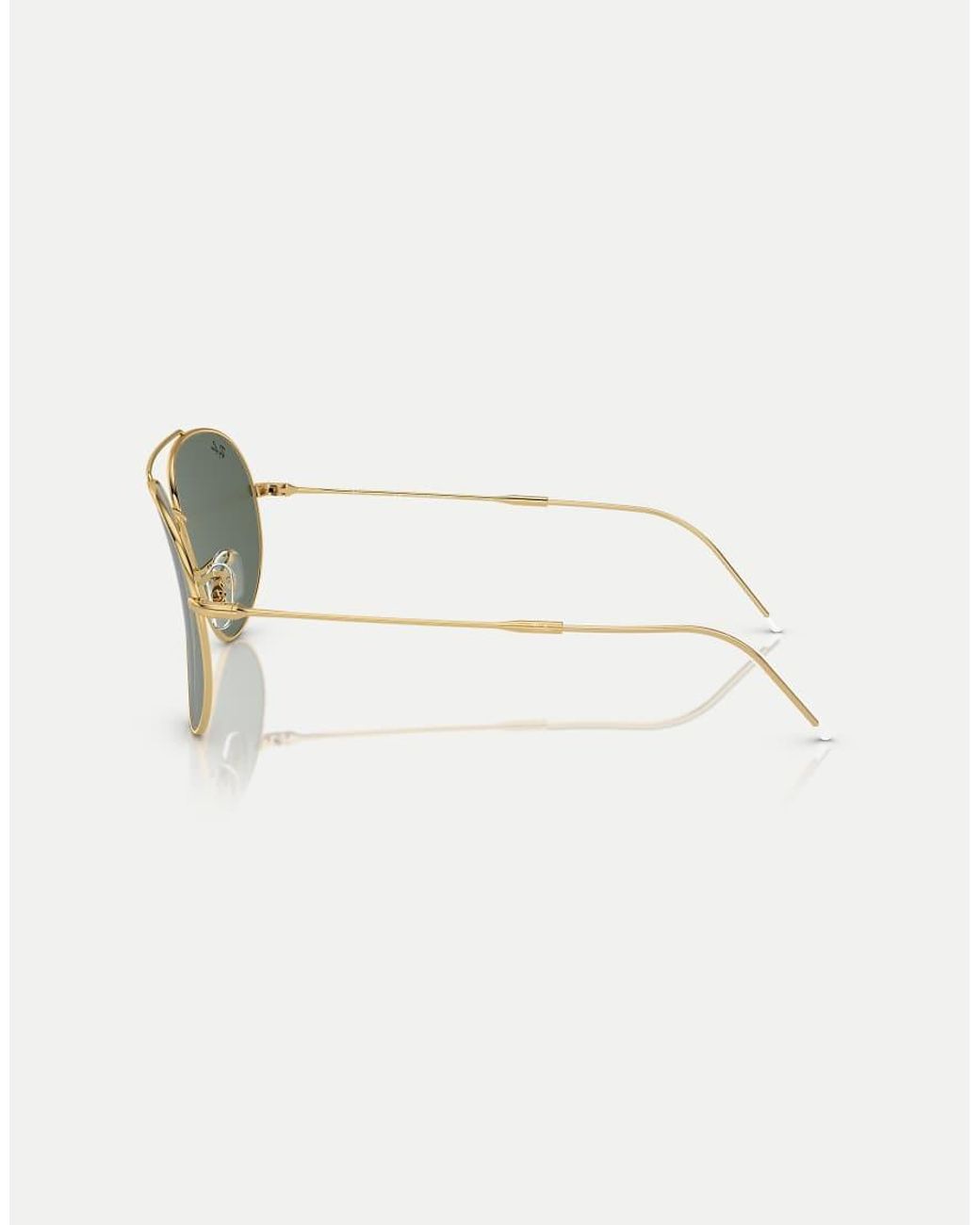 Ray-Ban Green Aviator Pilot Sunglasses With Lens