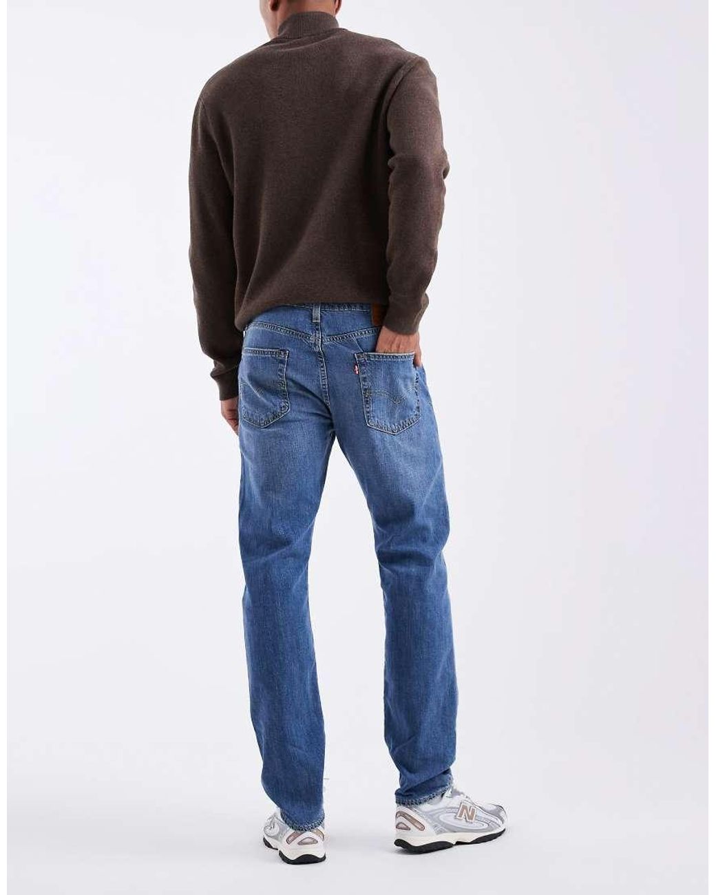 Levi's Blue 502 Tapered Jeans for men