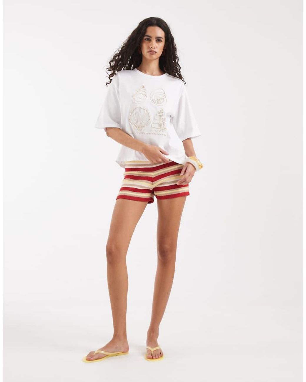 Vero Moda White Short Sleeve T-shirt