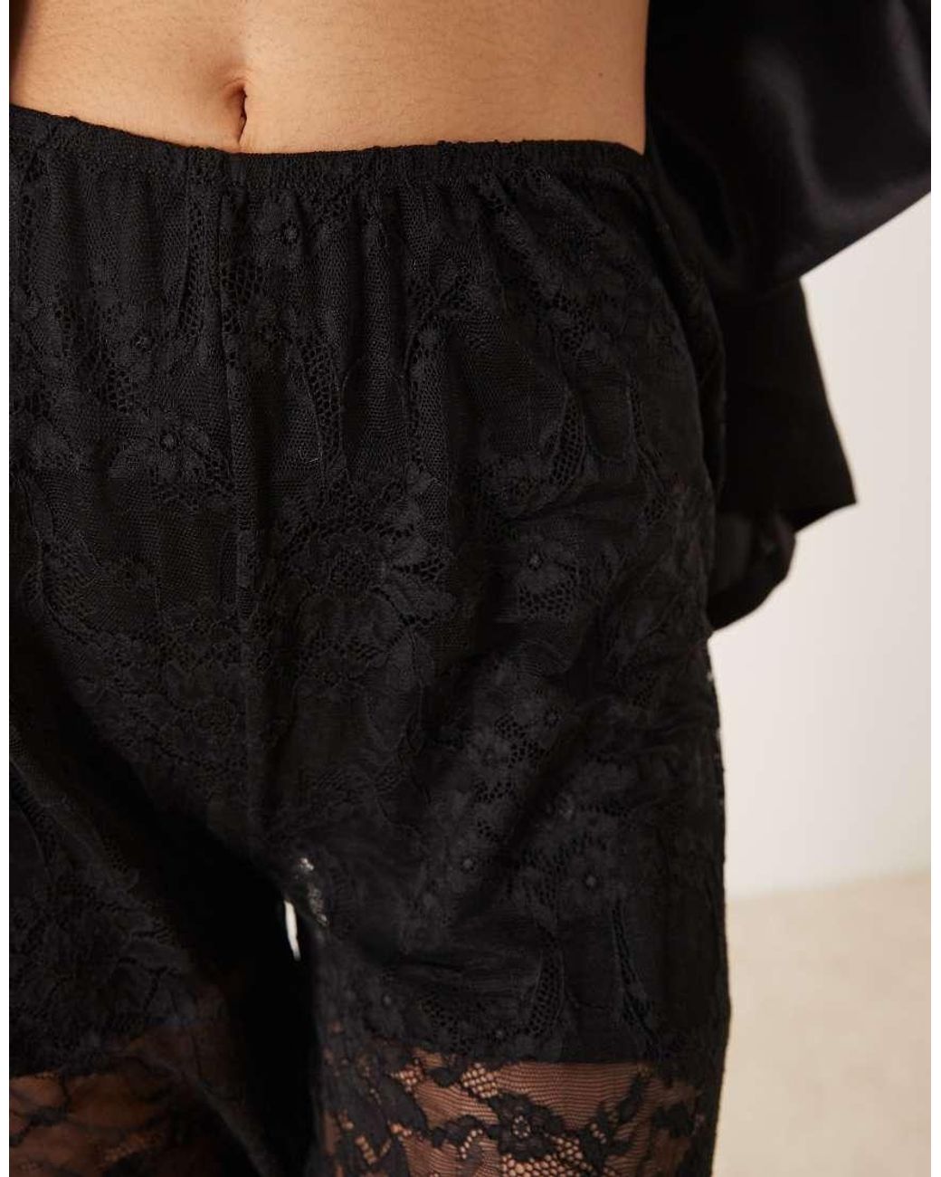 Gina Tricot Black Lace Trousers