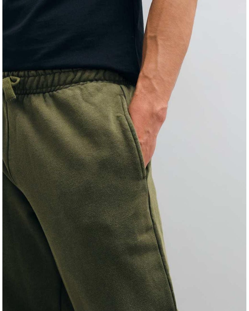 ASOS Green Premium Heavyweight Oversized Washed jogger for men