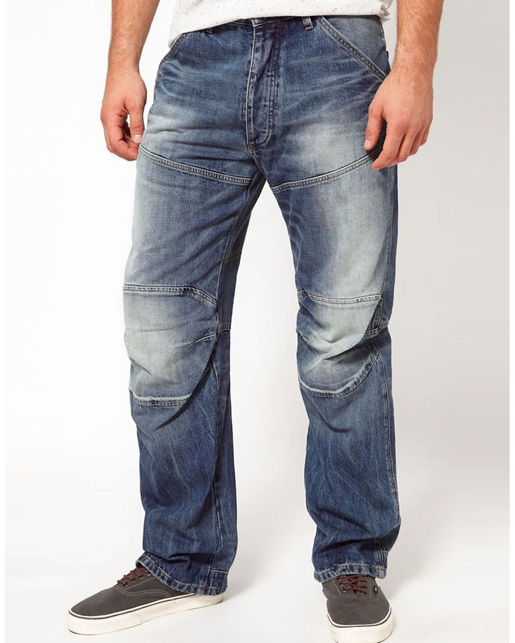 Onderverdelen Kaliber Ontspannend G-Star RAW Gstar Jeans Elwood 3d Loose Fit Medium Aged in Blue for Men |  Lyst Australia