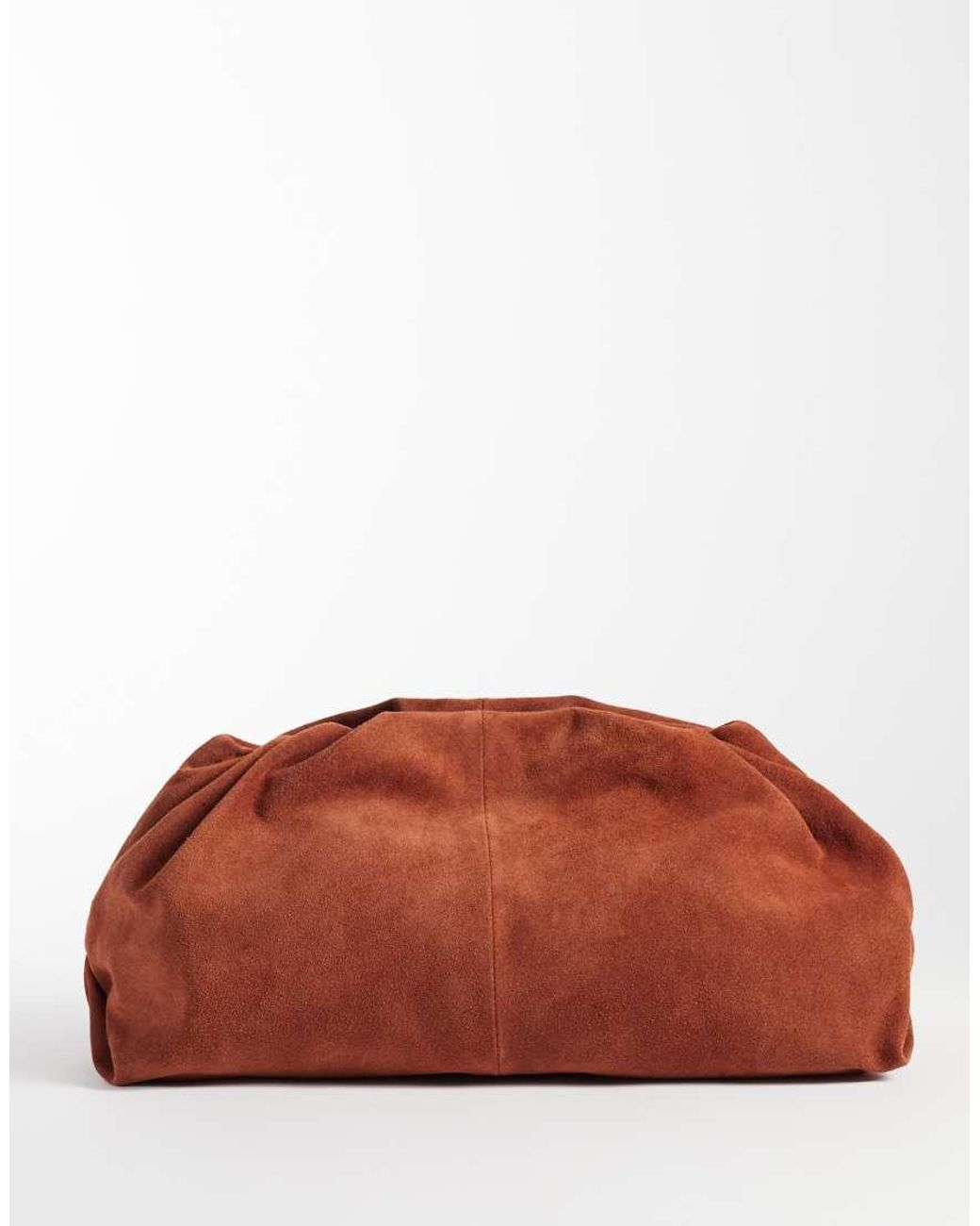 ASOS Brown Suede Cloud Clutch