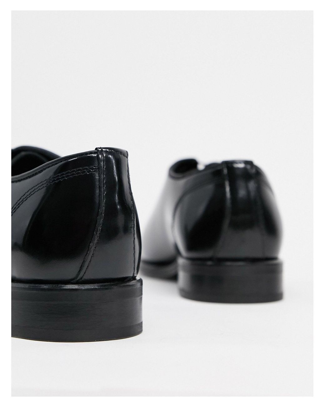 Reiss Dominic Lace Up Brogues in Black 