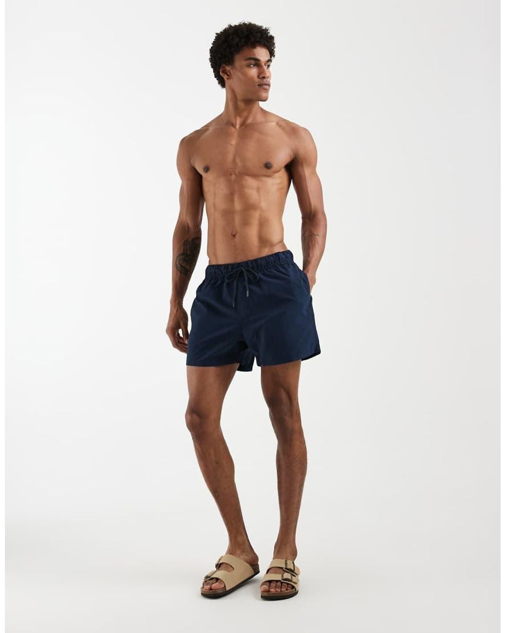 ASOS Blue Swim Shorts for men