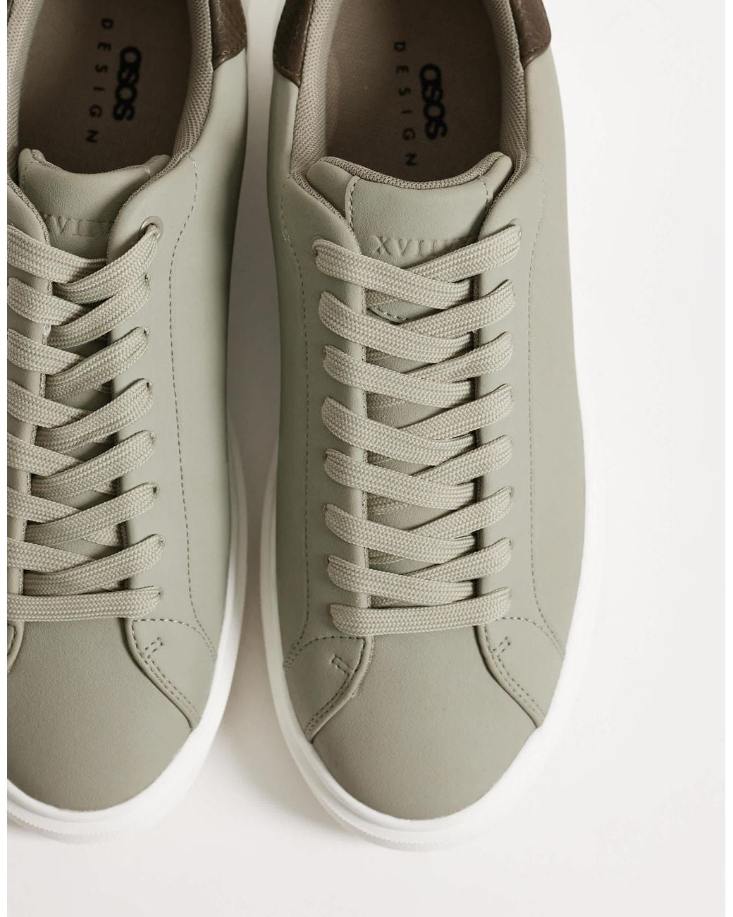 ASOS Green Lace Up Trainers for men
