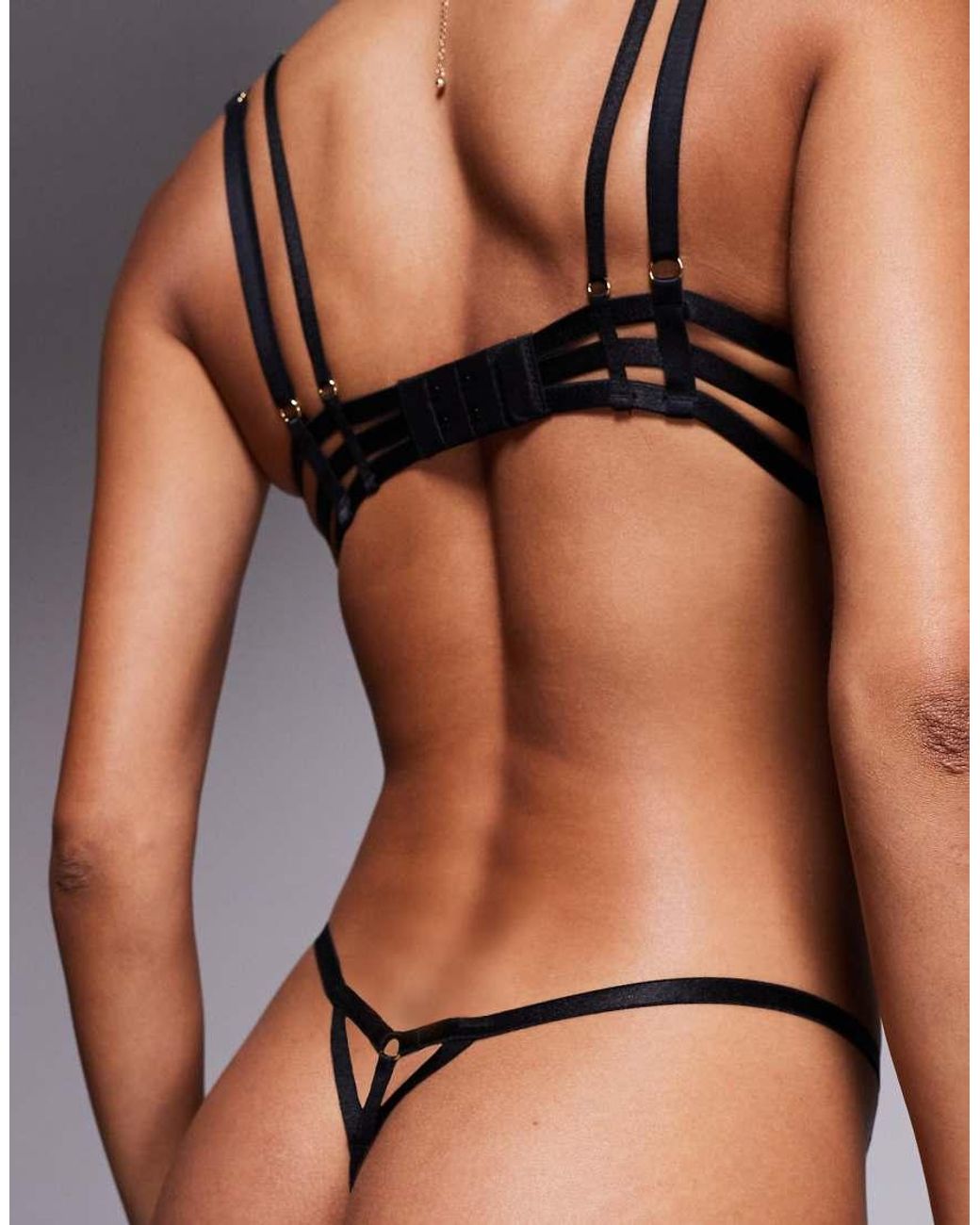Ann Summers Black Sultry Siren Thong