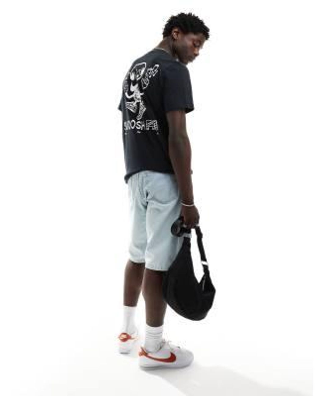 【Nike】Swoosh FM graphic backprint t-shirt（送料込み） Nike Swoosh FM graphic backprint t-shirt in white | ASOS