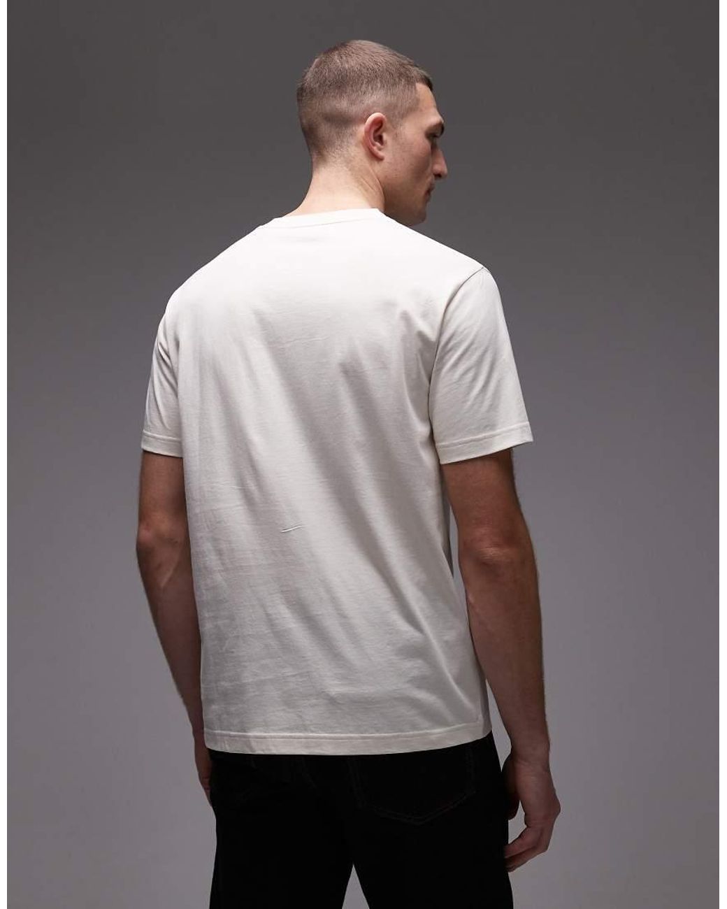 Gant Gray Ski Club Chest Graphic T-shirt for men
