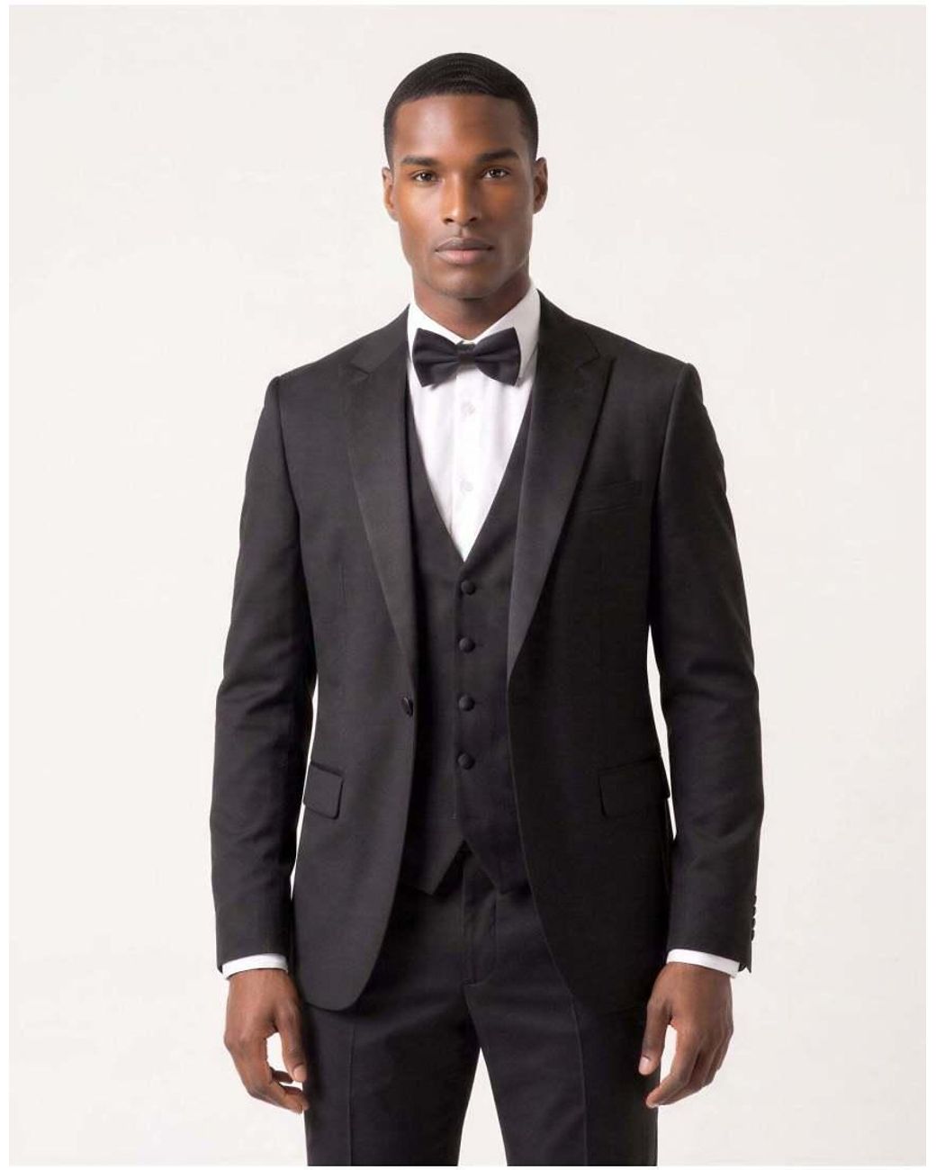 Harry Brown White Raffi Tux Suit Waisstcoat for men