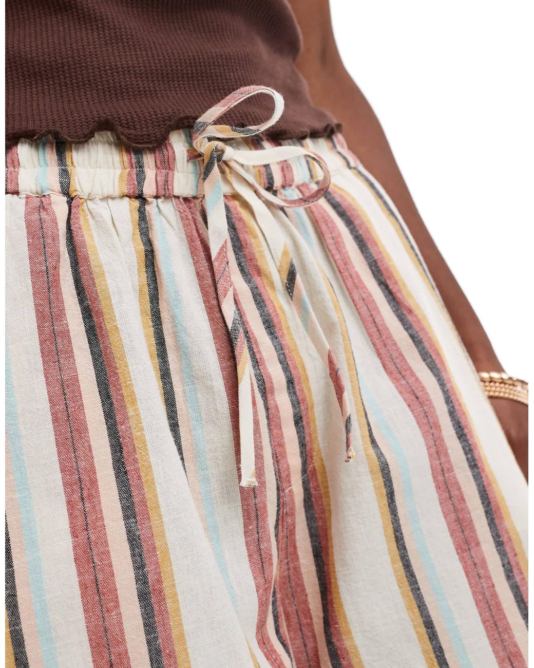 Object Black Drawstring Shorts