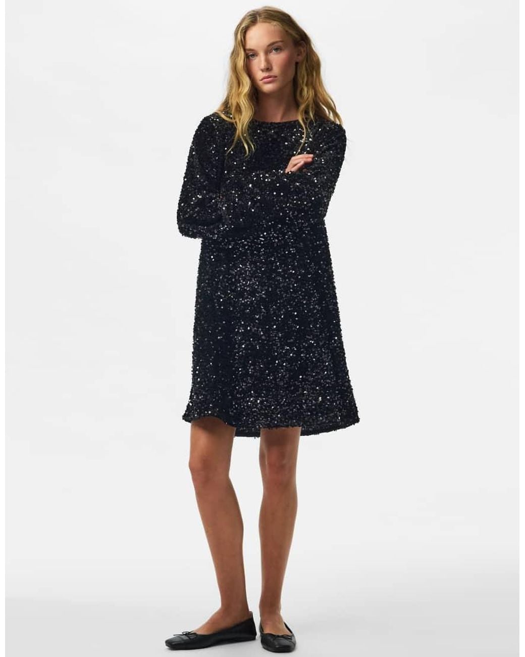 Pieces Blue Dress
