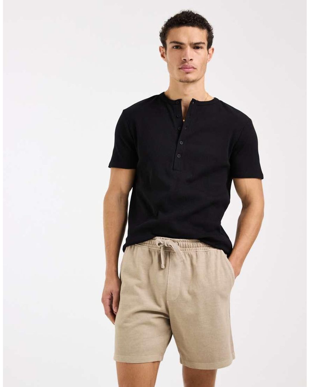 ASOS Multicolor Oversized Jersey Short With Back Pocket for men