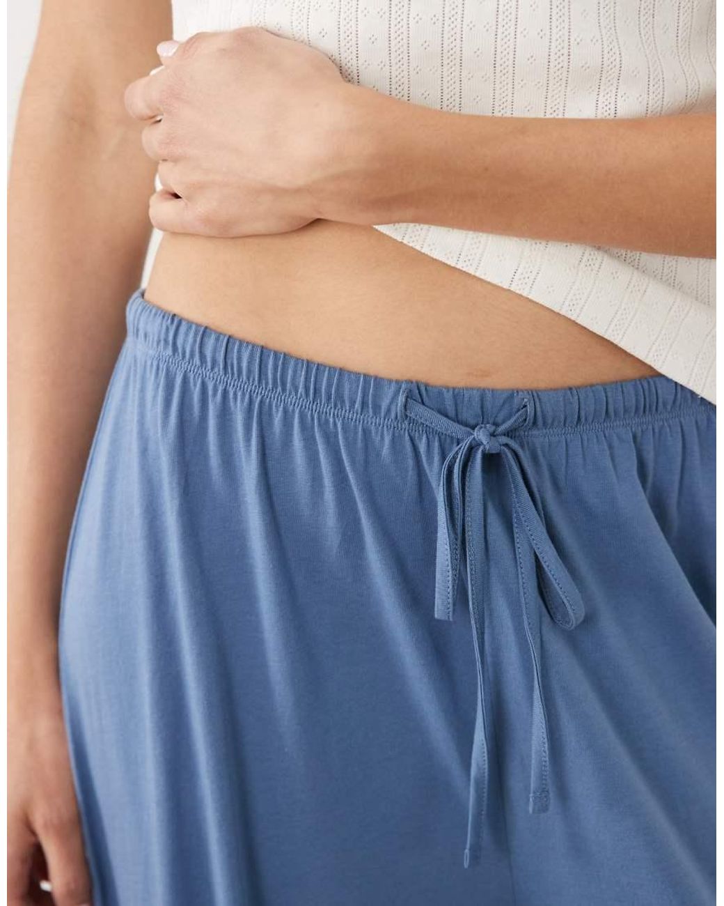 ASOS Blue Asos Design Tall Mix & Match Cotton Pajama Pants