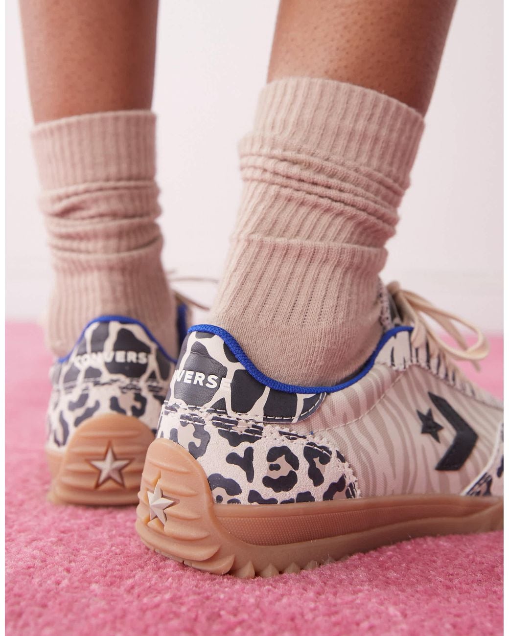 Converse Pink Run Star Sneakers