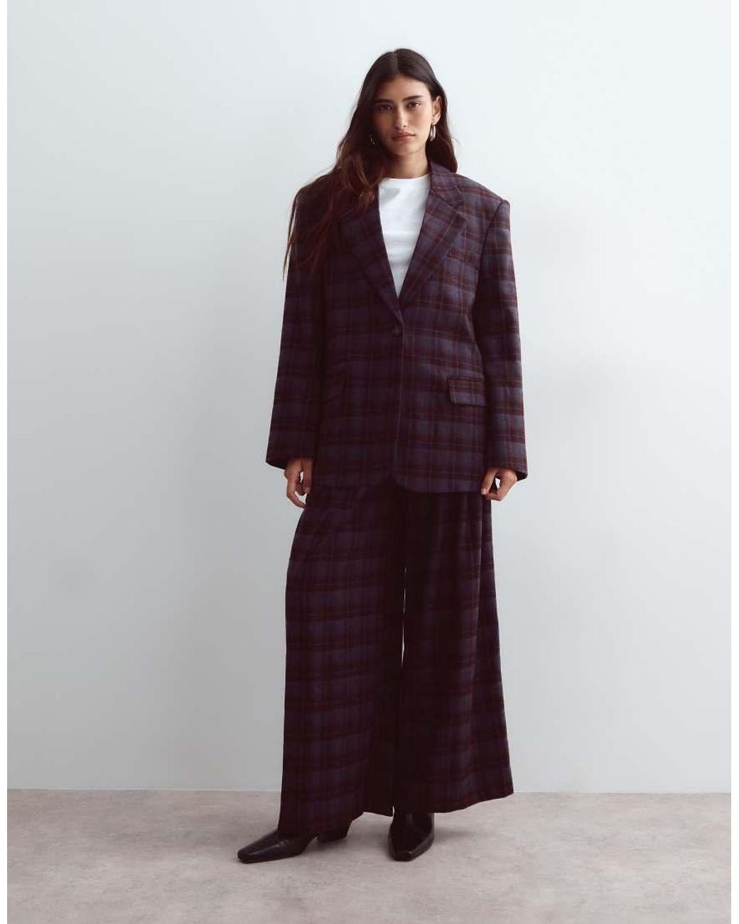 ARRANGE Multicolor Oversized Single Breasted Blazer Co-Ord