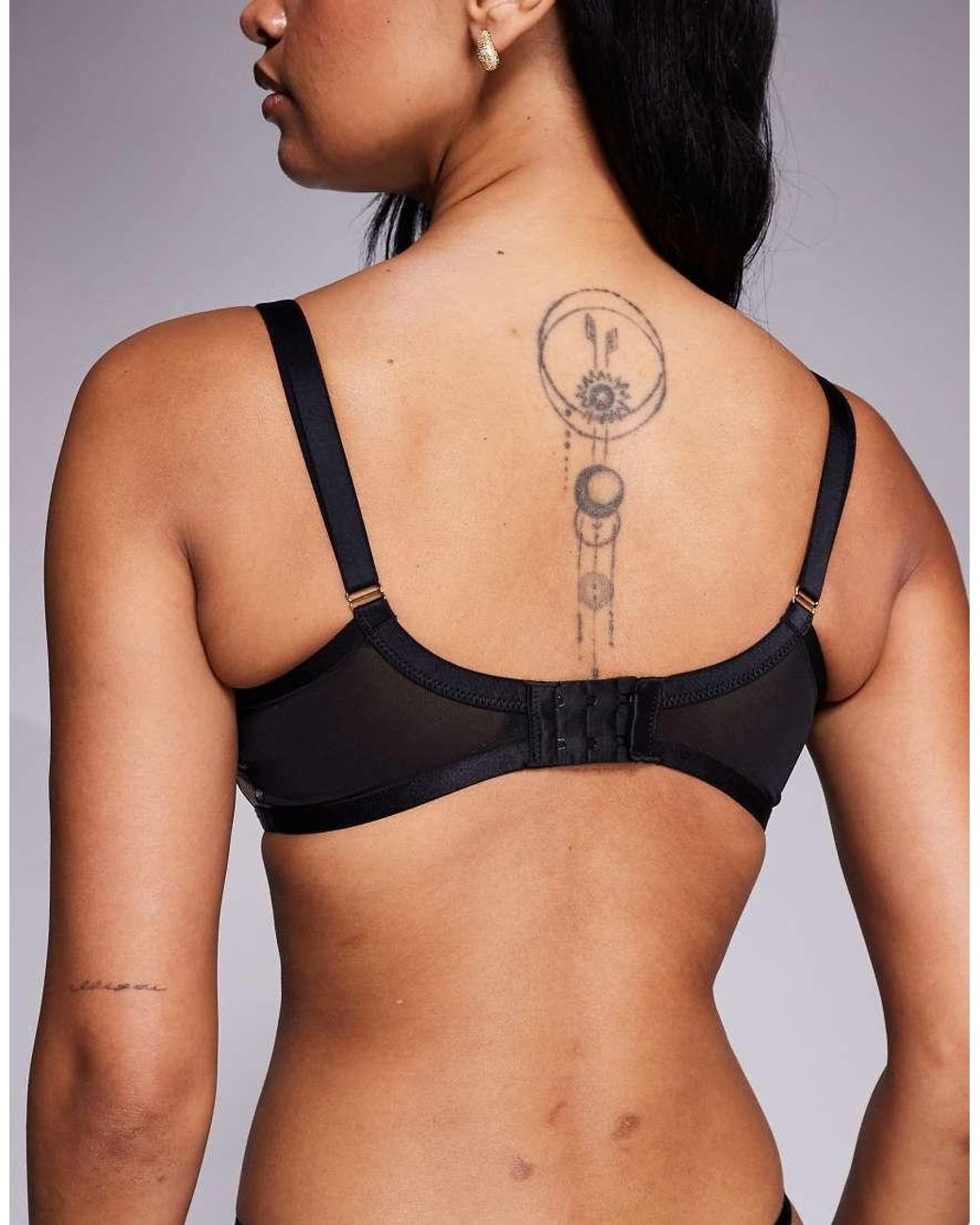 Ann Summers Black Fuller Bust Incensing Non Padded Balcony