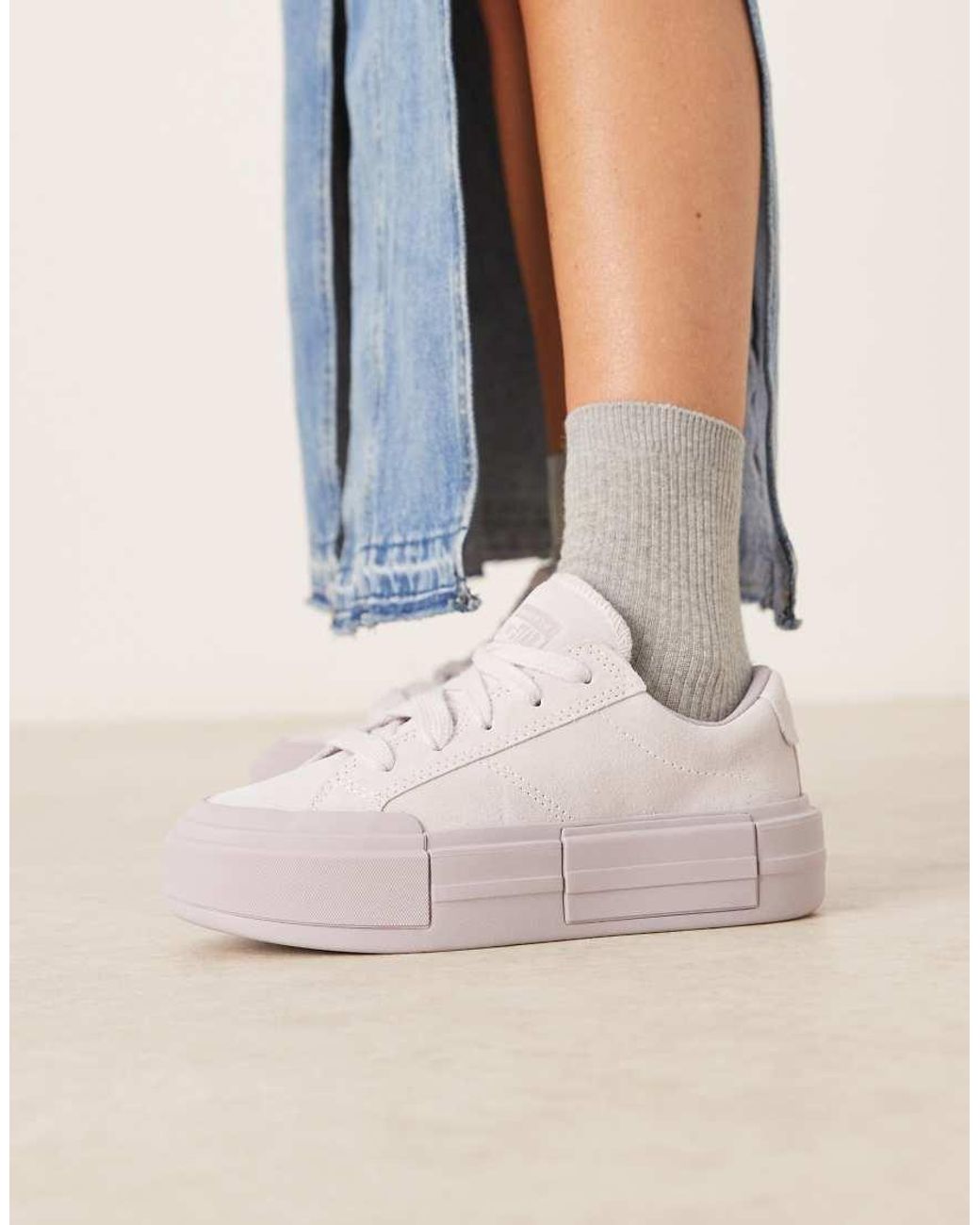 Converse Natural Chuck Cruise Ox Suede Trainers
