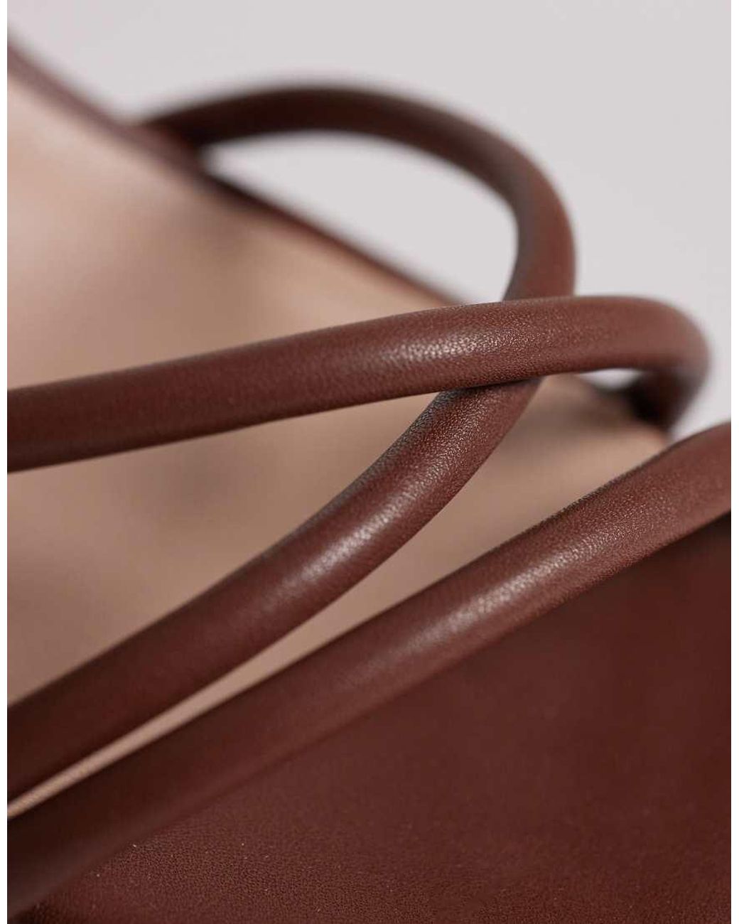 London Rebel Pink Ash Strappy Mid Block Heeled Sandals
