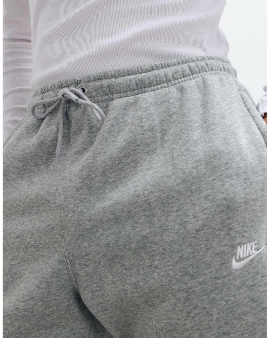 Nike Gray Club Cuffed Slim Fit joggers for men