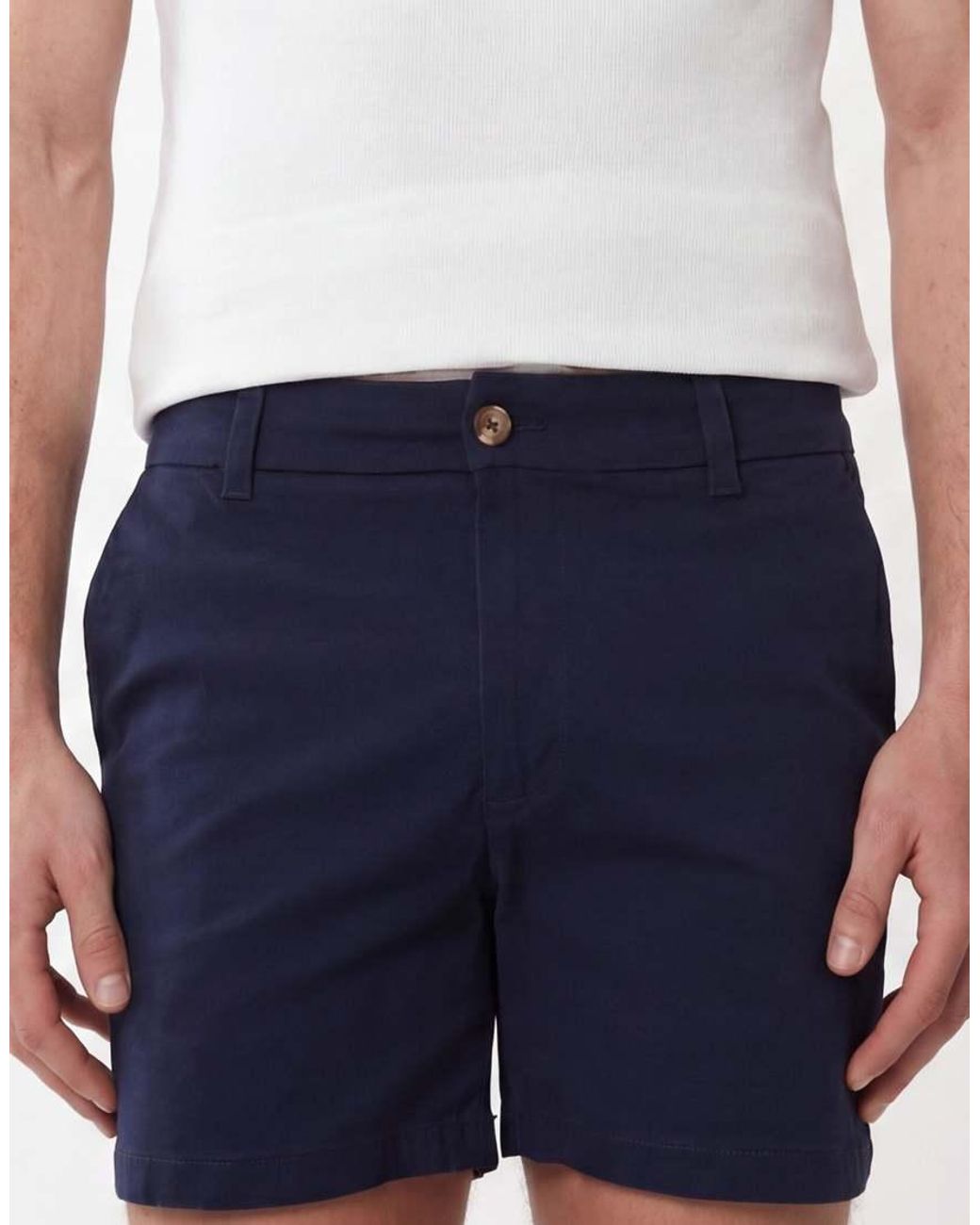 ASOS Blue Skinny Chino Short for men