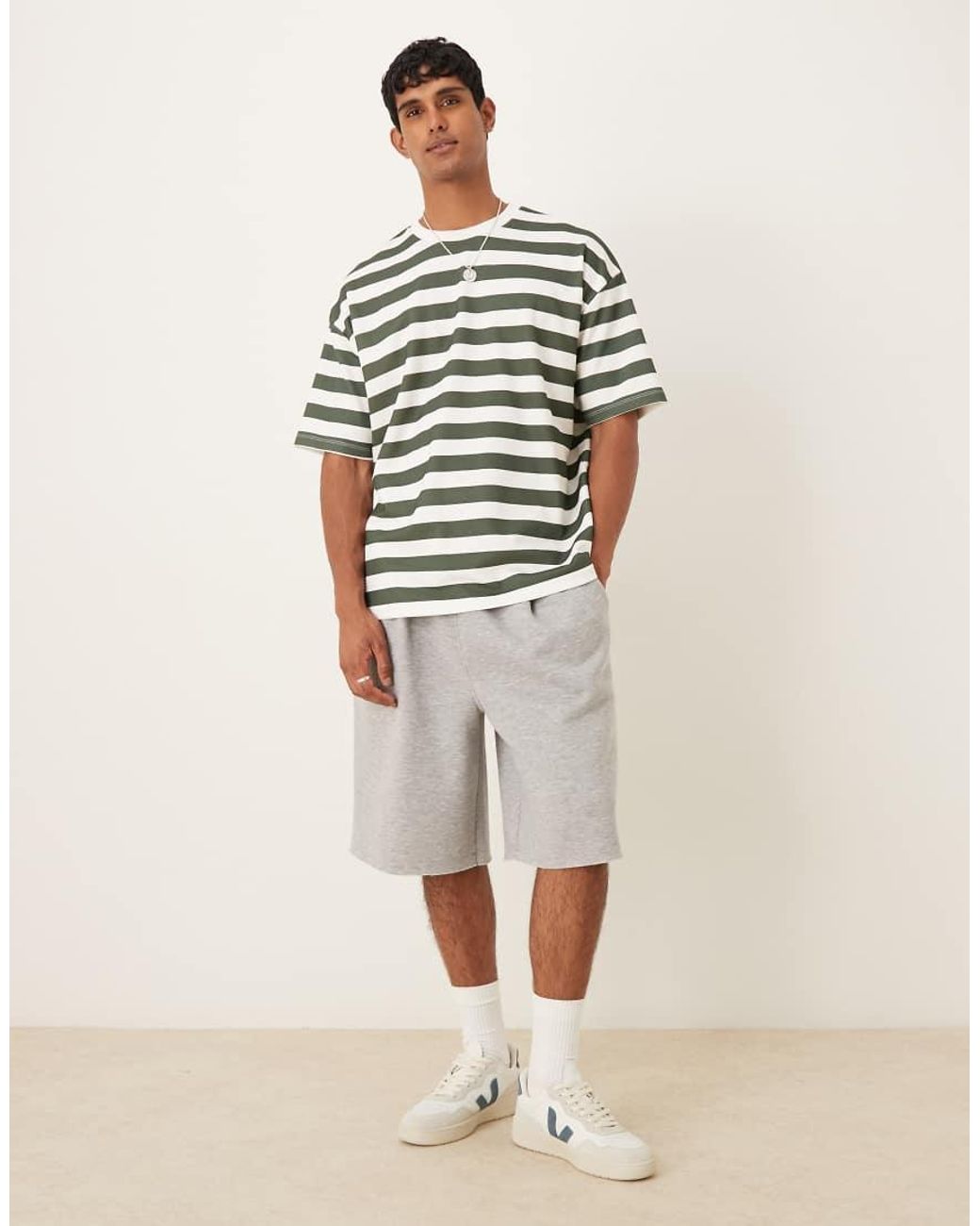 ASOS Brown Heavyweight Oversized T-shirt for men