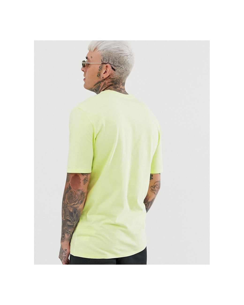 Camiseta verde con logo flúor extragrande Nike de hombre de color Verde |  Lyst
