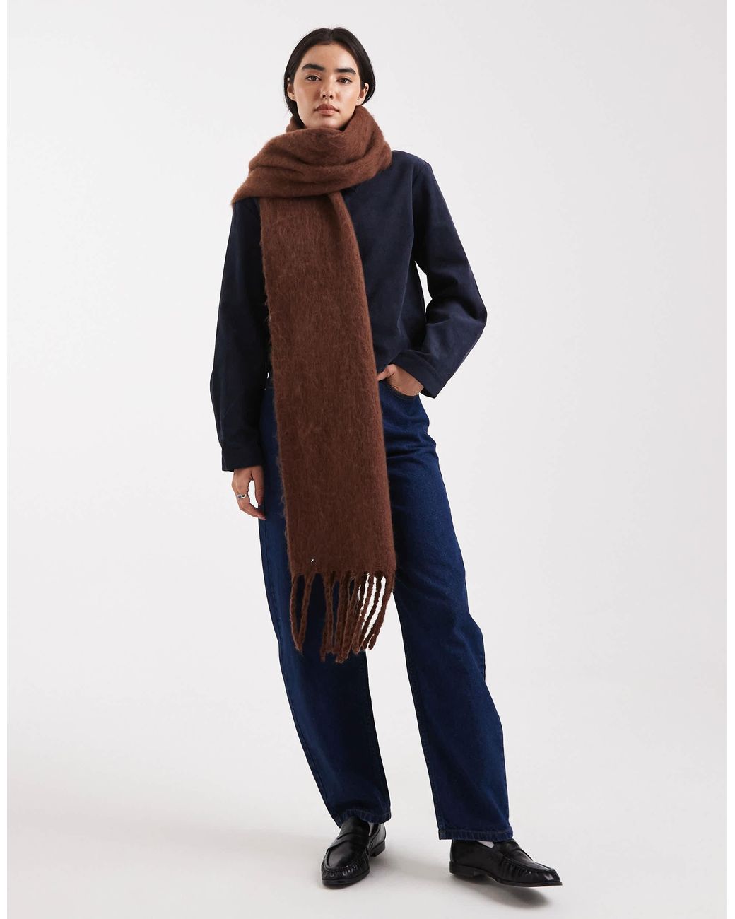 Threadbare Blue – klobiger deckenschal
