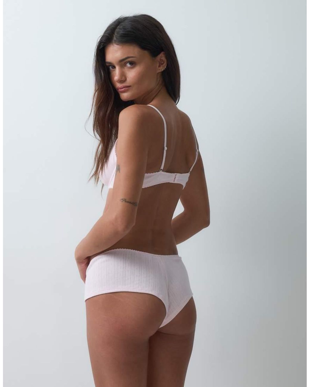 ASOS Brown Poppy Pointelle Boxer