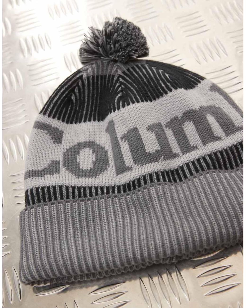 Columbia Gray Polar Powder Iii Beanie for men