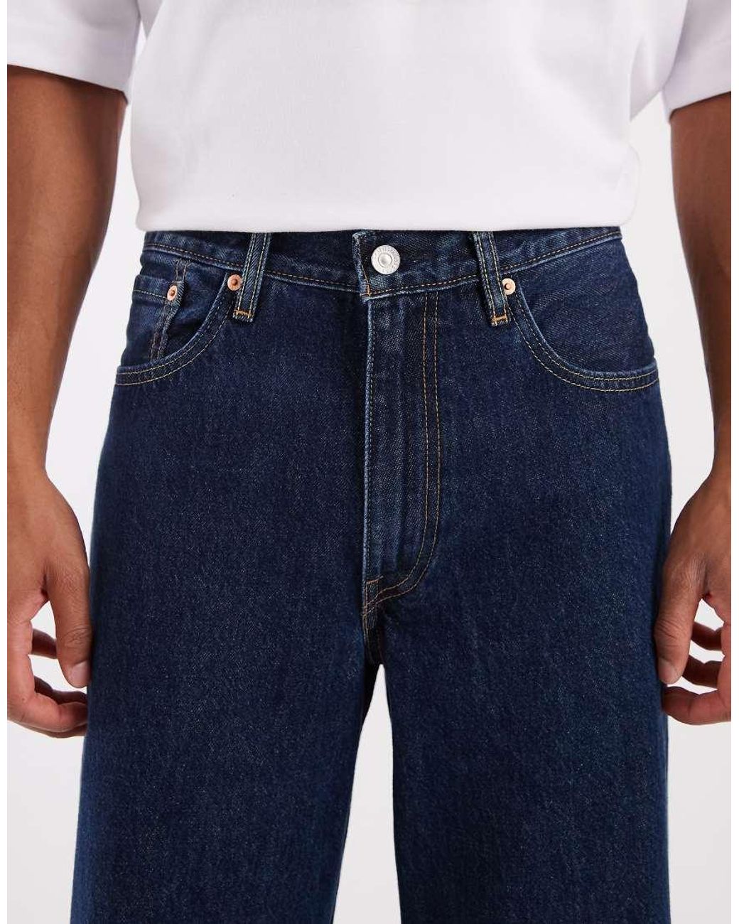 Levi's Blue baggy Wide Leg Jeans for men
