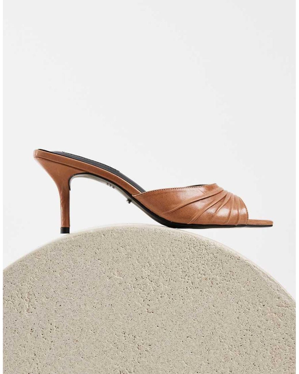 Tony Bianco Multicolor Hipe Heeled Mule Sandals