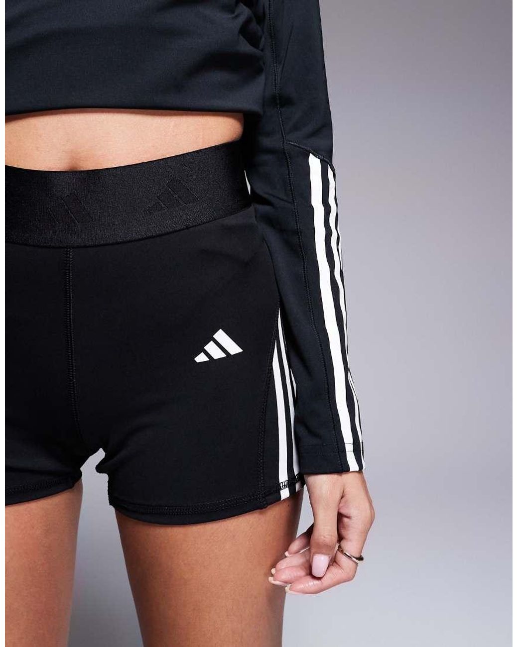 Adidas Originals Black Hyperglam 3" Shorts