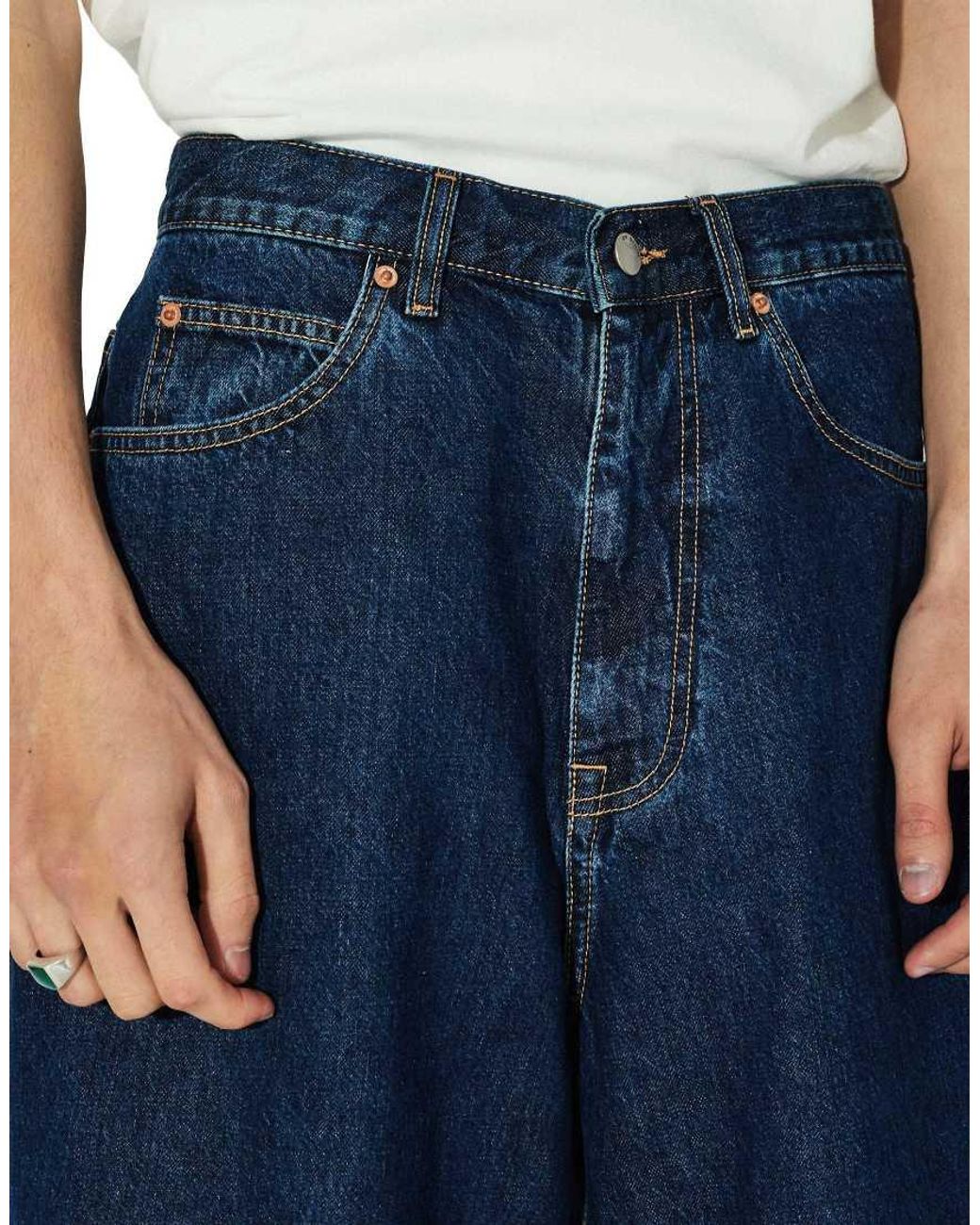 Dr. Denim Blue Vali Relaxed Fit Denim Shorts for men