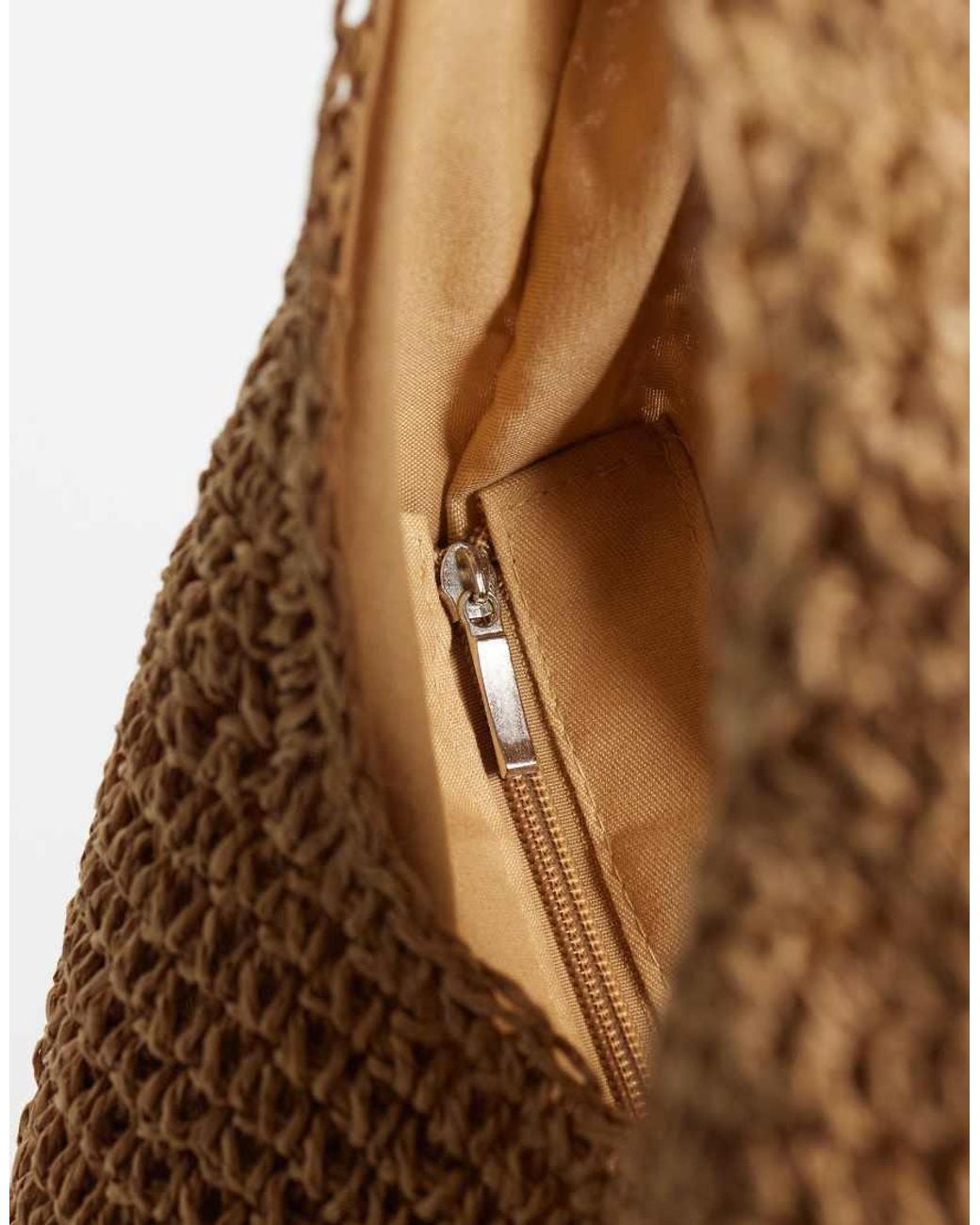 ASOS Brown Straw Tote Bag for men