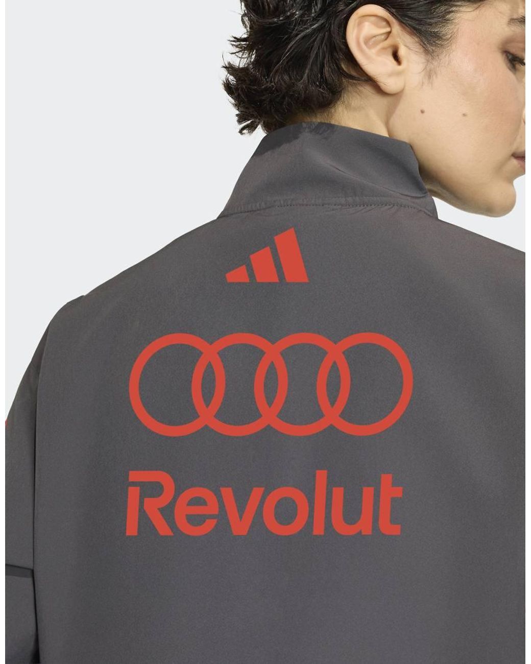 Adidas Originals Gray Audi Formula One Team Mechanics Tracktop