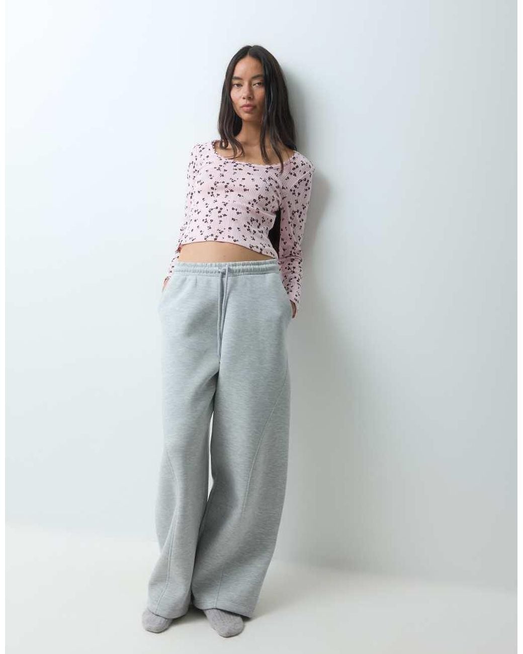 ONLY Pink Long Sleeve Lounge Top Co-Ord