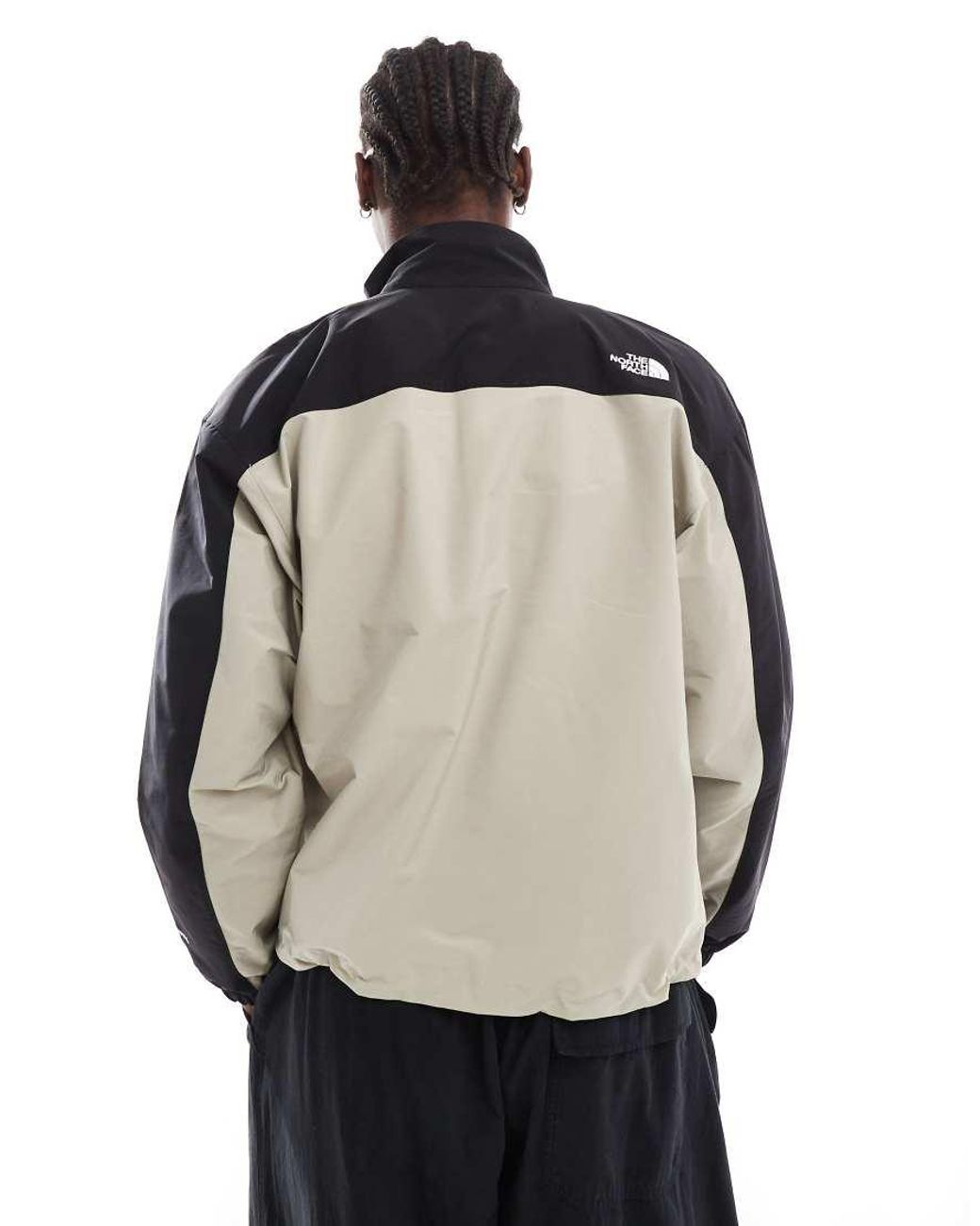 The North Face Easy Wind Zip Colourblock Jacket in Black for Men
