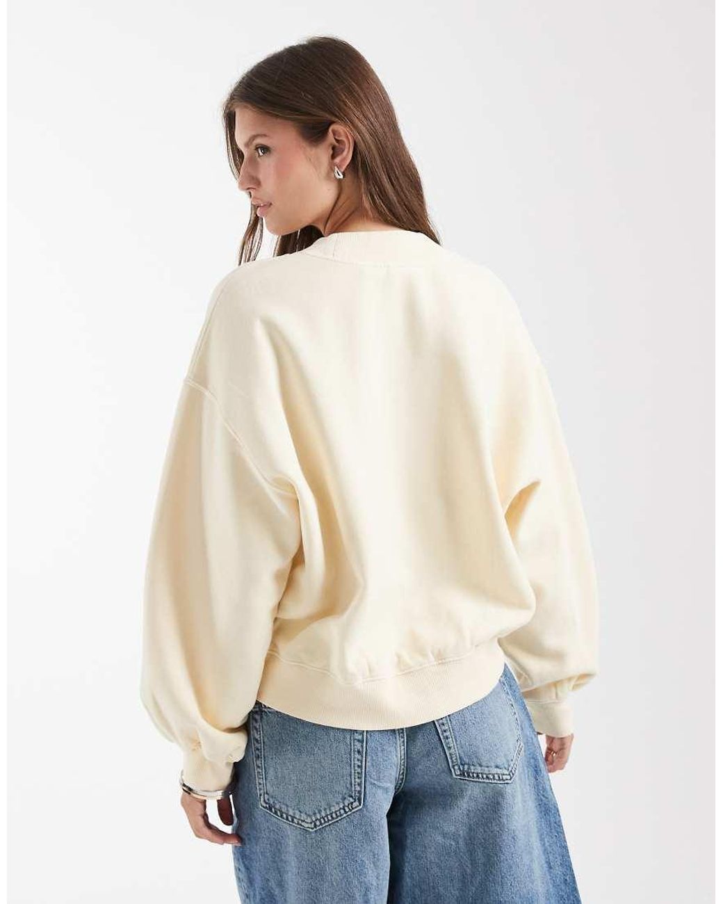 Levi's Blue Vintage Slouchy V-neck Sweatshirt
