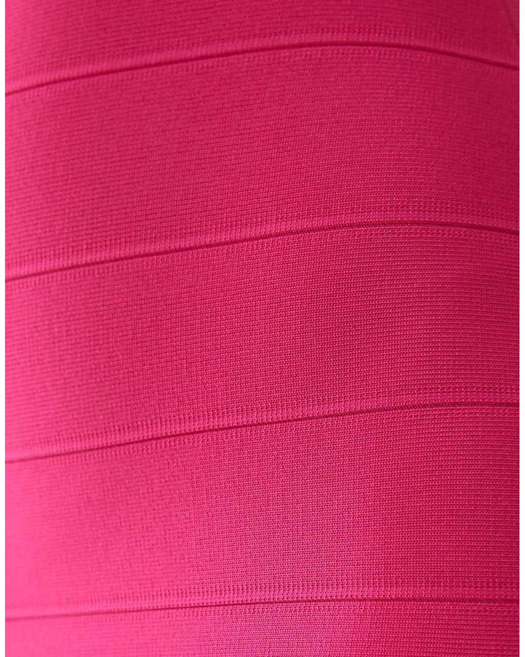 Ruched & Ready Pink Sculpting Square Neck Bandage Maxi Dress