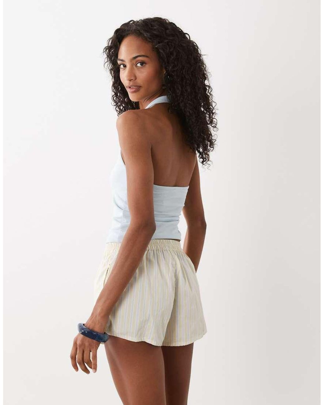 Motel White Co-ord Short