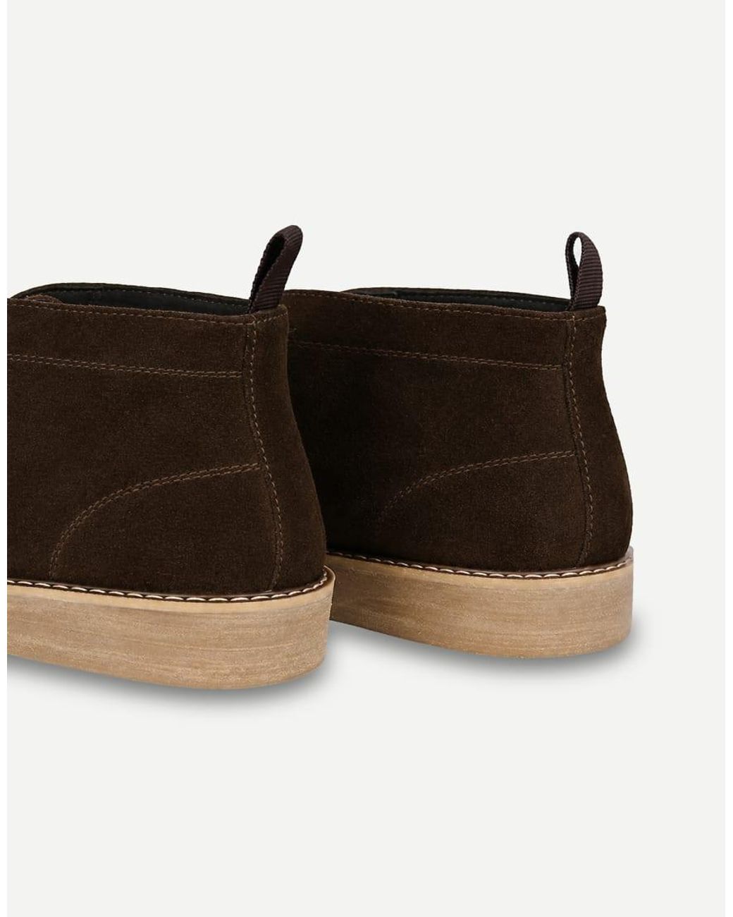 Thomas Crick Brown Arizona Leather Chukka Boots for men
